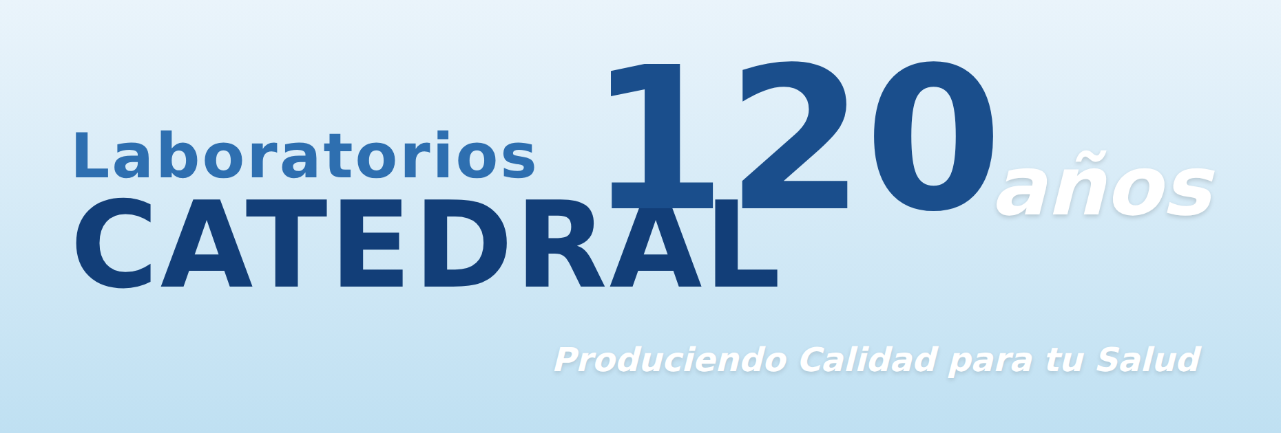 Laboratorios Catedral — 120 anos